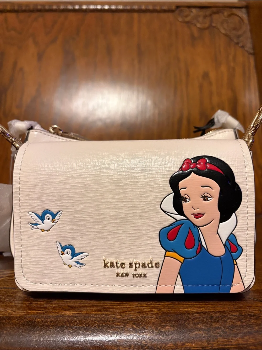 NWT-Disney x Kate Spade New York-Snow White 🍎 Double Up Crossbody Bag-$328